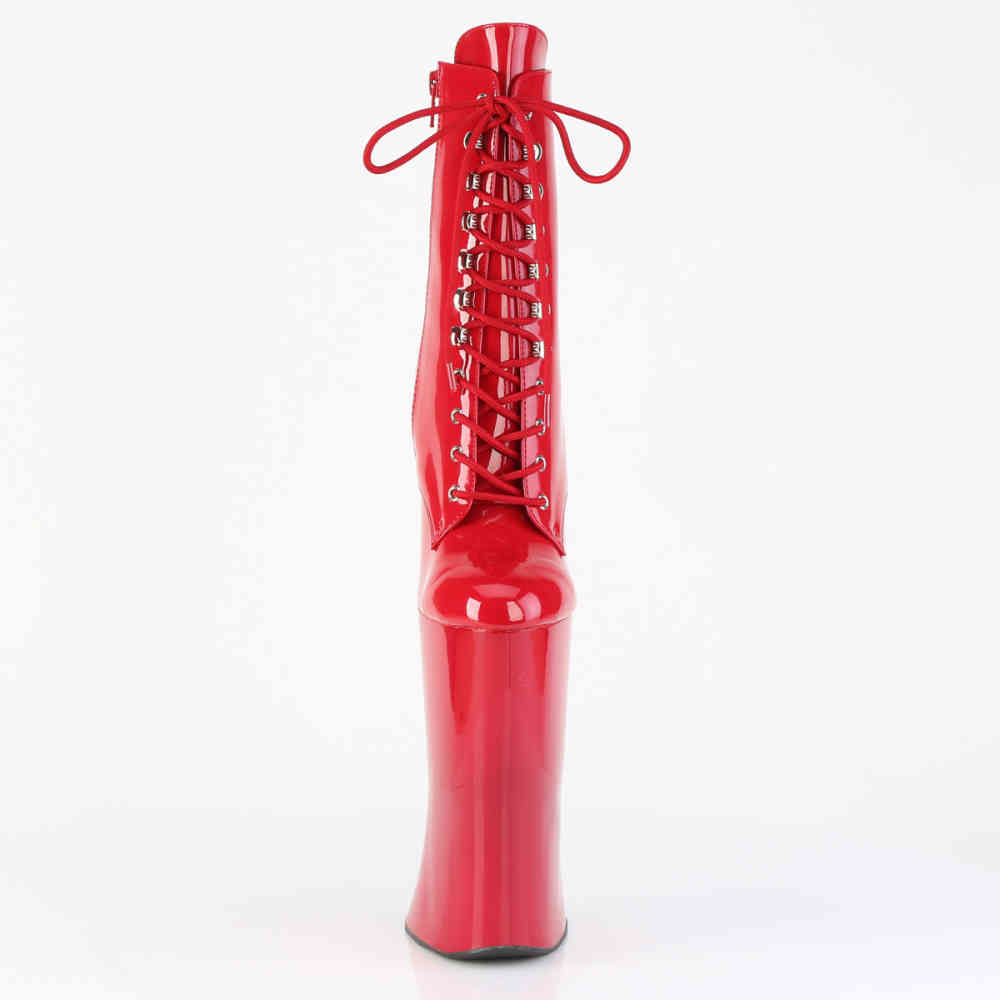 Pleaser - FORBIDDEN-1020 Bottes de plate-forme, Pole dance chaussures - Rouge